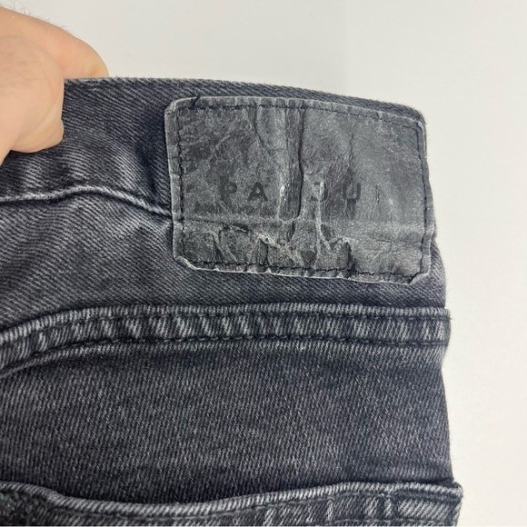 Pacsun Jeans Men 34 x 32 Black Super Skinny Distressed Patched Biker Denim Pants - Picture 7 of 8